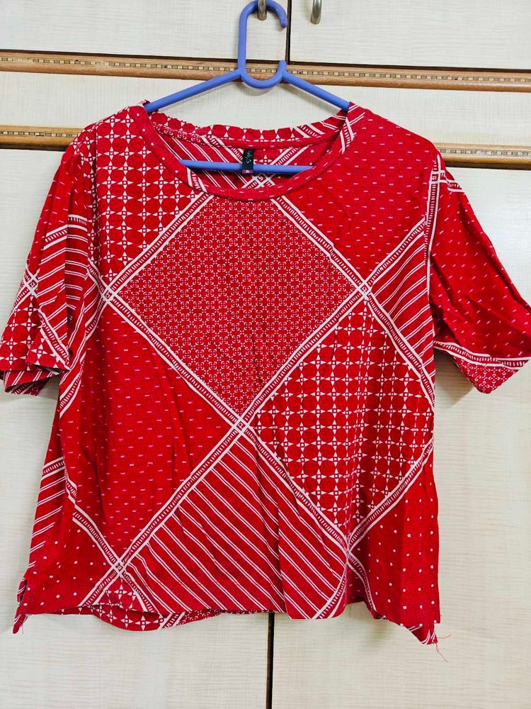 Casual Red T-shirt