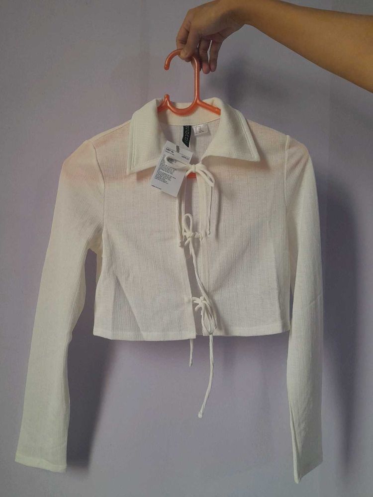HnM Laceup Top