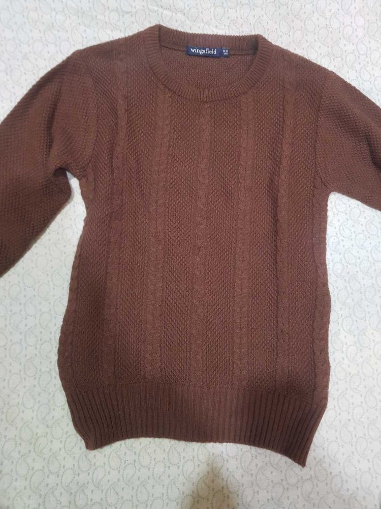 Brown Knit Sweater