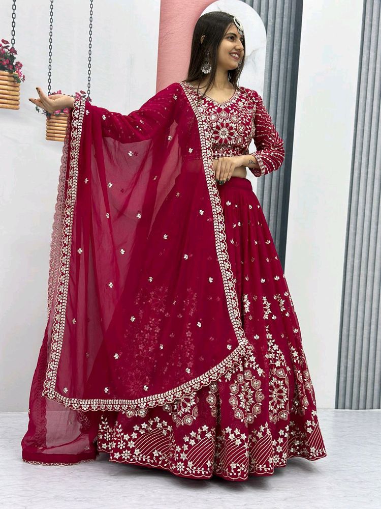 *👗💌 New Launching Embroidered Lehenga Choli👗💌*