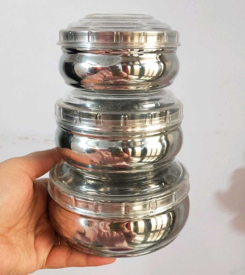 NEW Stainless Steel Food Containers Tiffins
