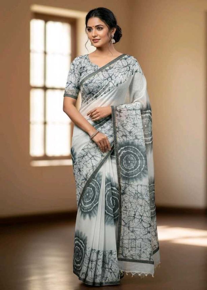 Elegant Printed Saree