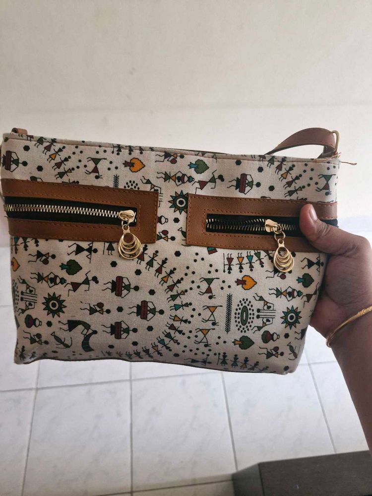 Warli Print Handbag