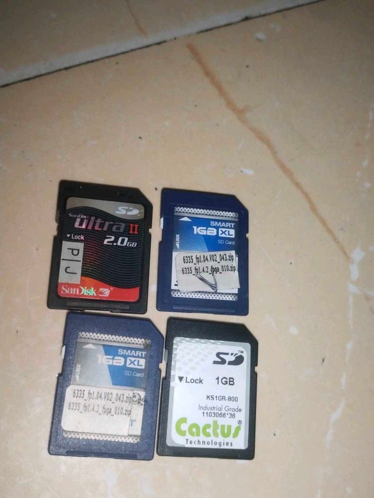 Vintage SD Card Lot