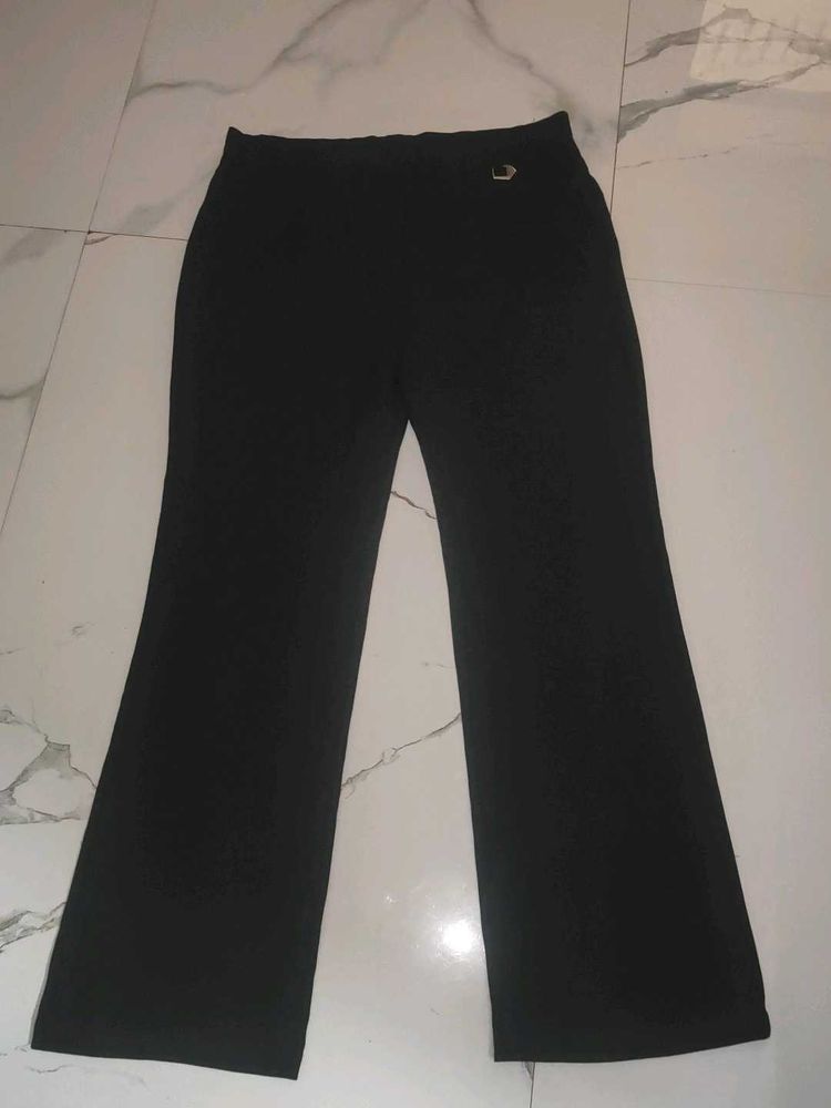 Stylish Black Flared Pants