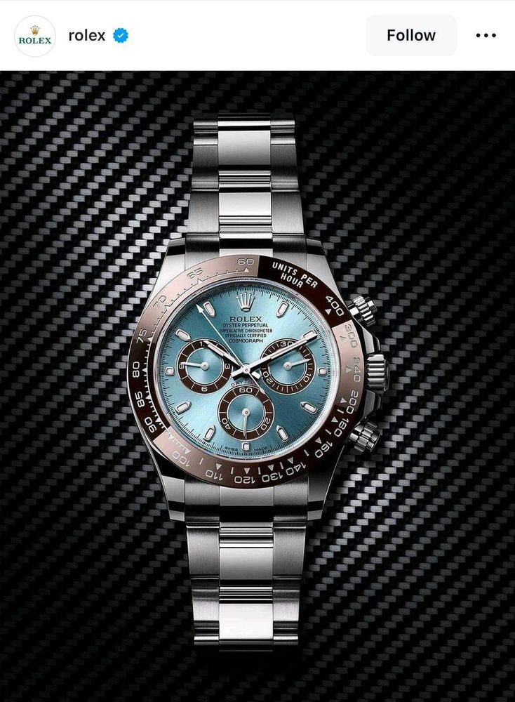 Rolex Daytona Blue Dial Mastercopy