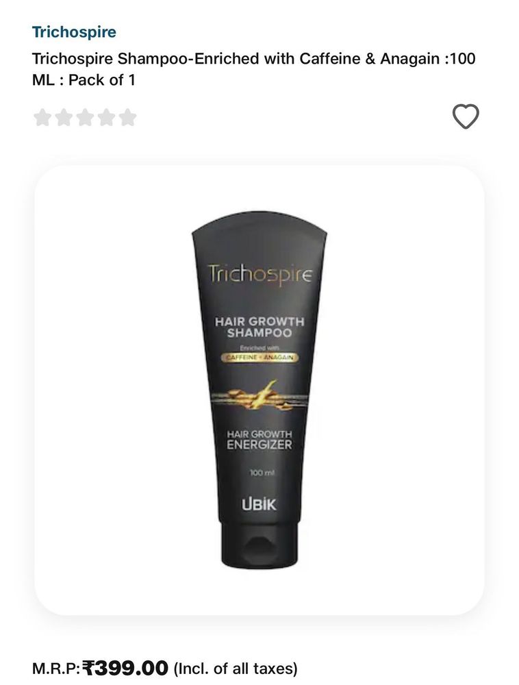 Trichospire Hair Growth Shampoo