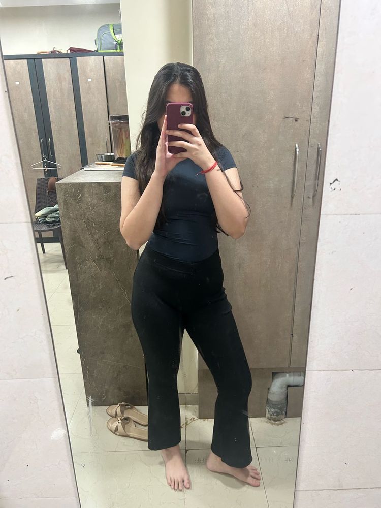 Black bootcut Flared Pants