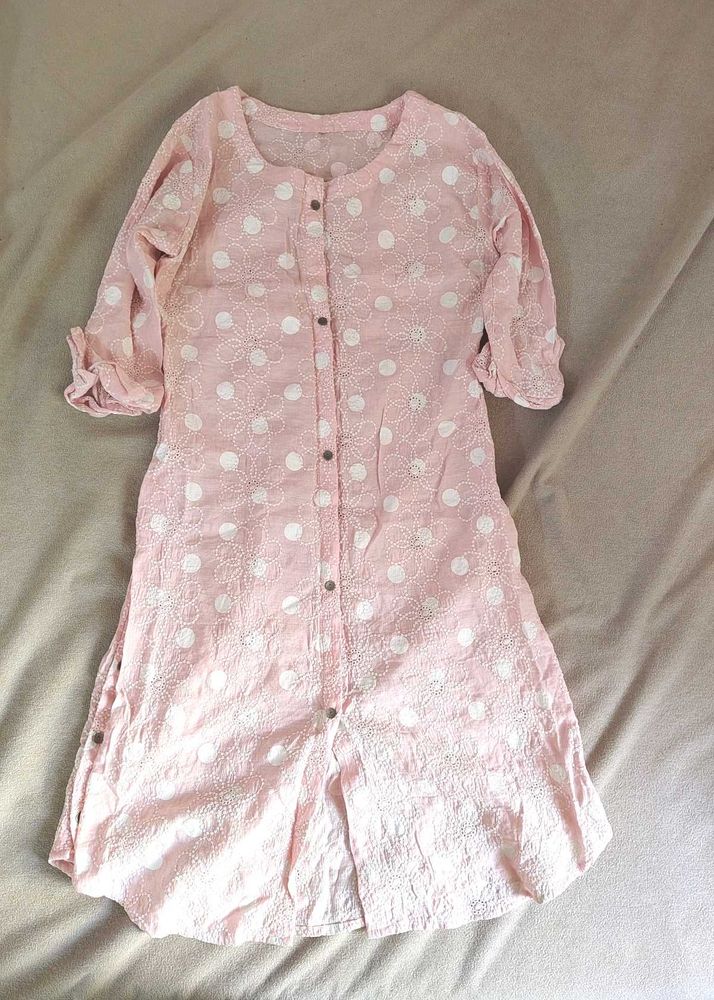 Stylish baby Pink Hakoba Top