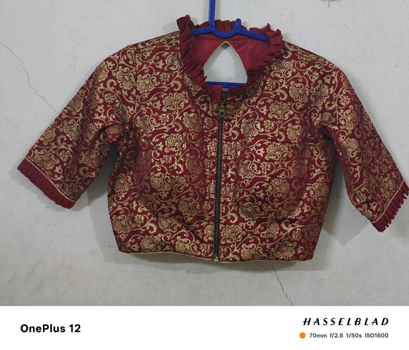 Very Attractive Brocade Blouse