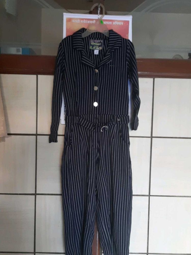Striped Jumpsuit
