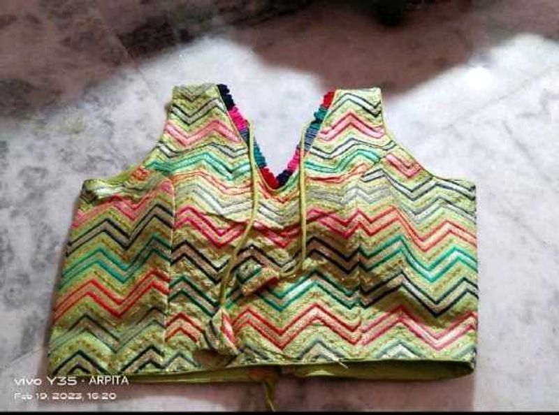Colorful Zigzag Blouse