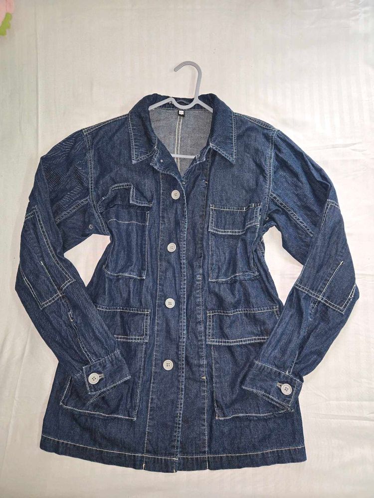 Denim Jacket with Pockets bust 36_38