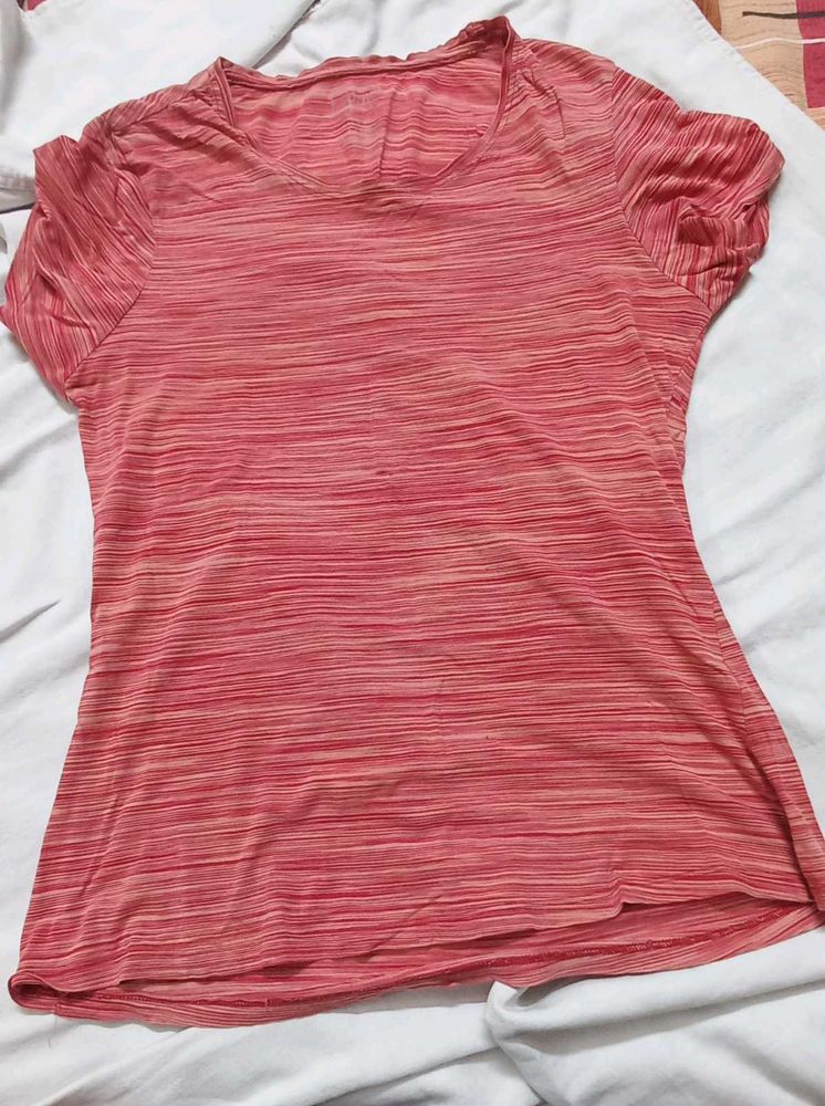 Striped Pink Top
