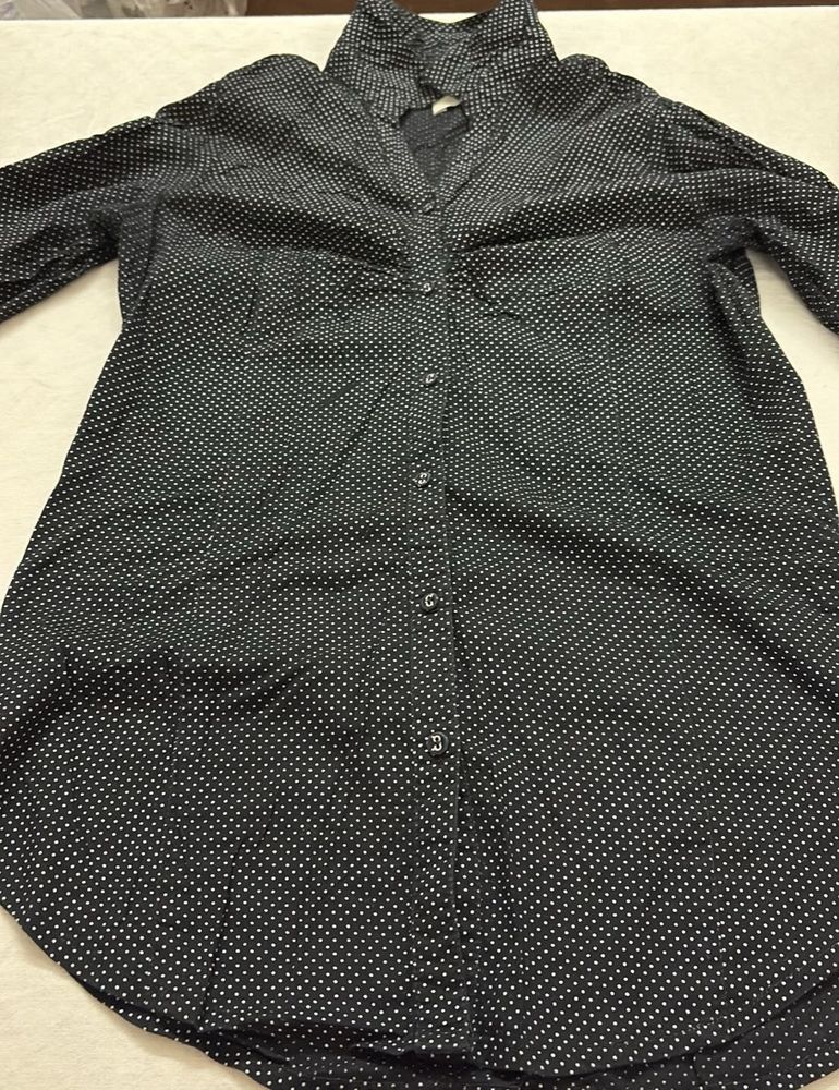 Polka Dot Button Down Shirt