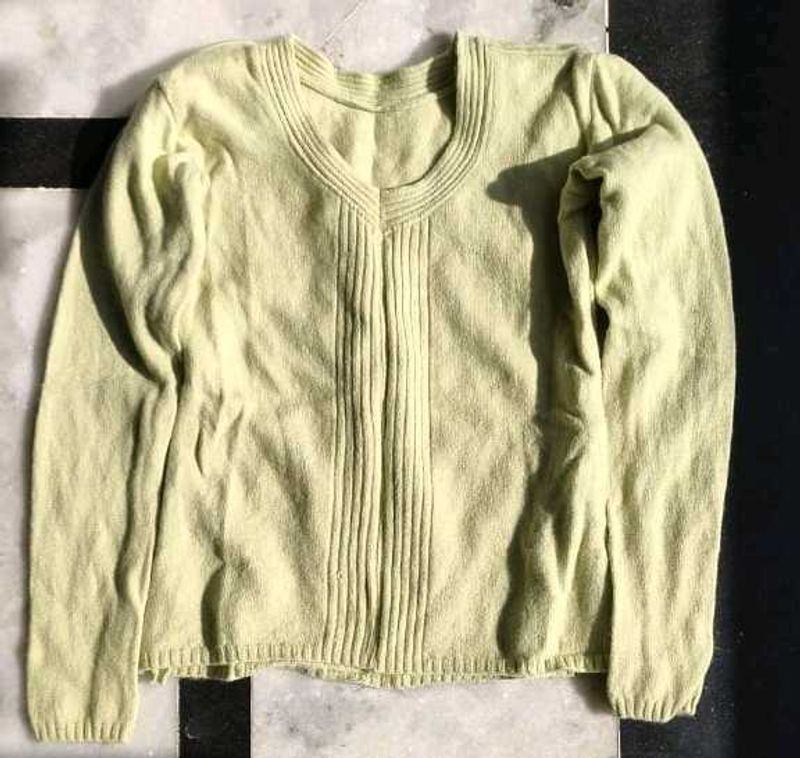 Vintage Light Green Cardigan