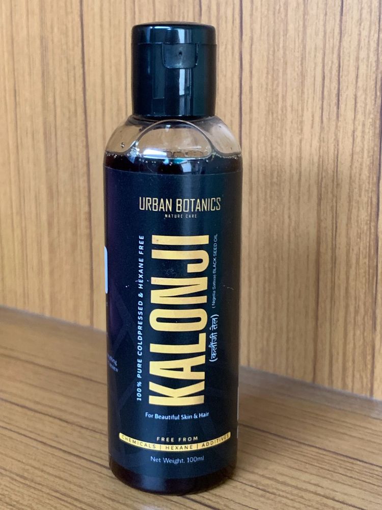 🌿 Urban Botanics Kalonji (Black Seed) Oil – 100%
