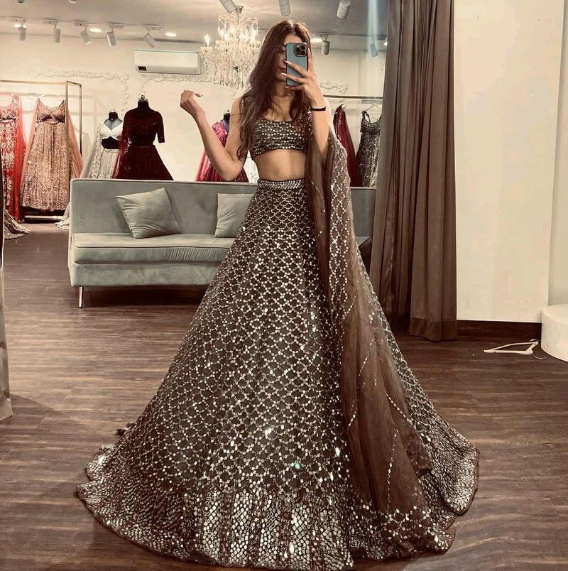 🆕️🆕️Premium Net Embellished Lehenga