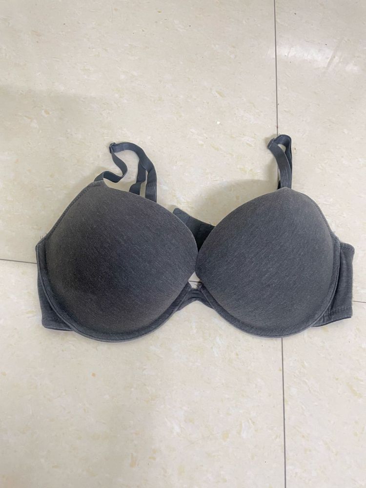 H&amp;M Grey Pushup Bra