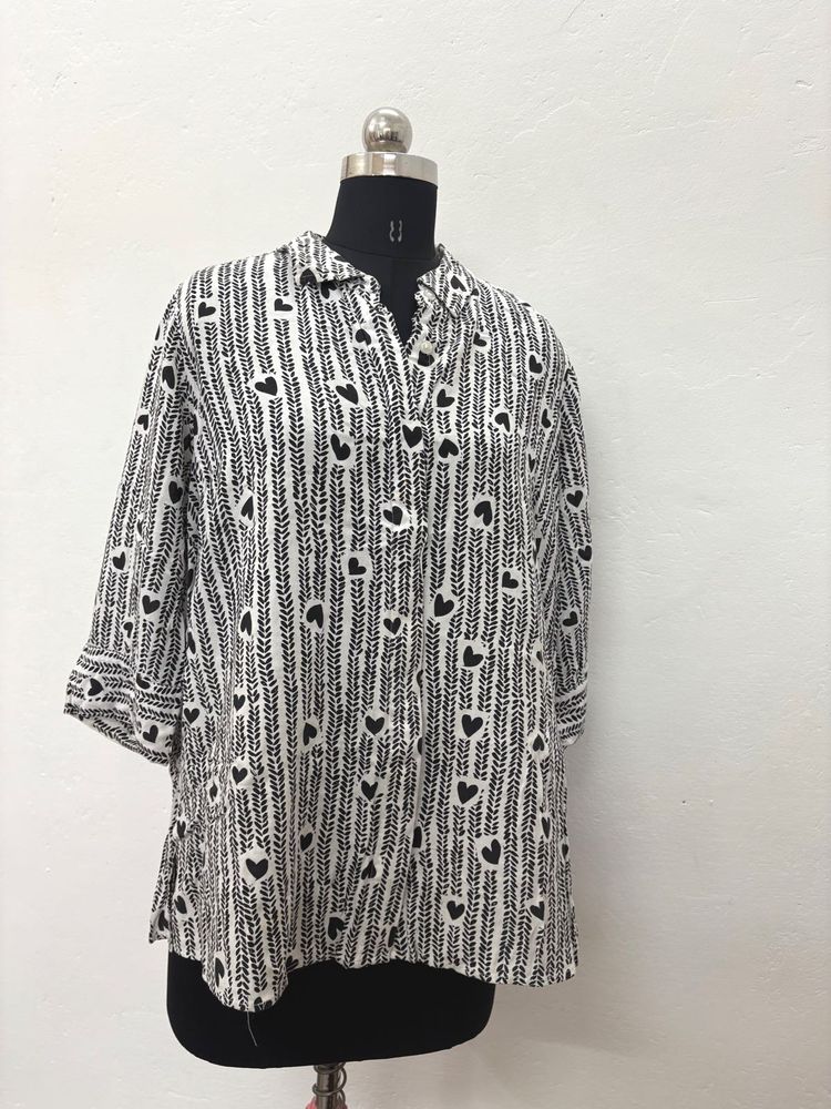 Heart Print Shirt