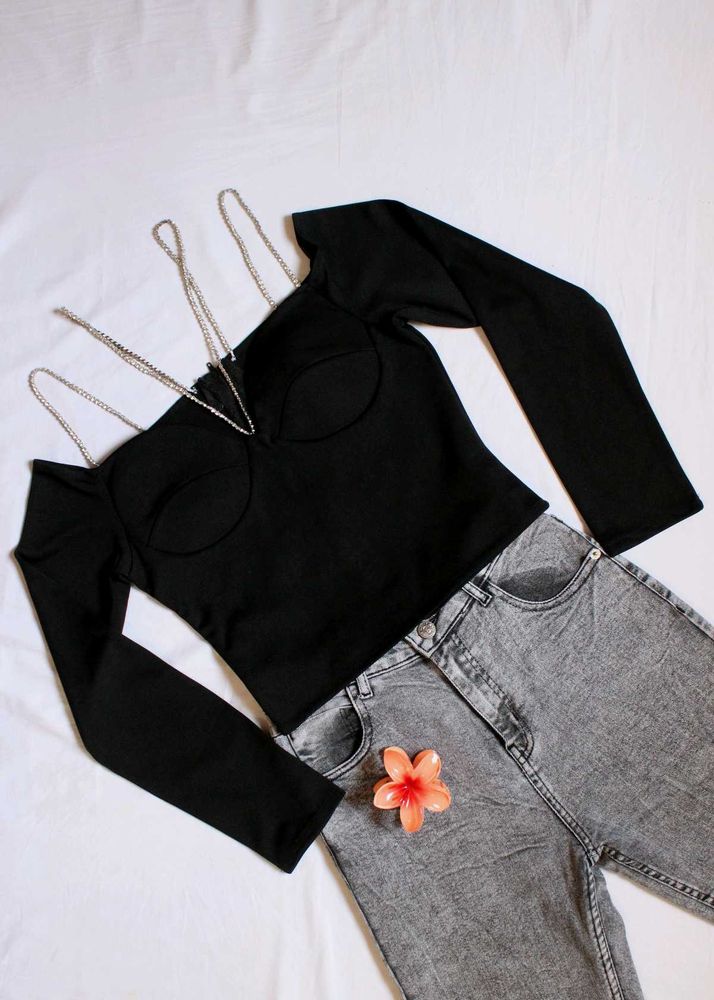 Women Sweetheart Neck Top