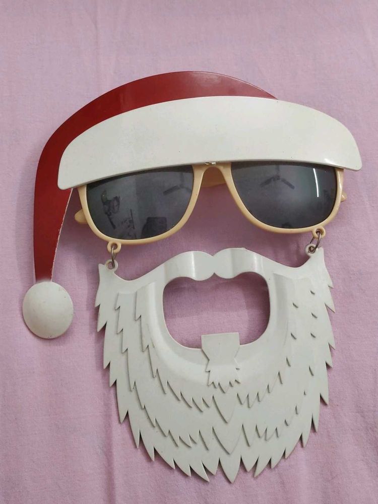 Christmas Santa Claus Party glasses with Beard
