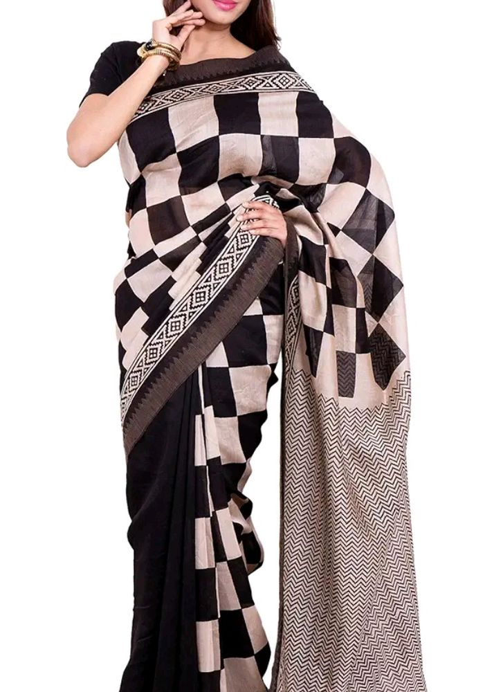 Handmade Chanderi Silk Saree