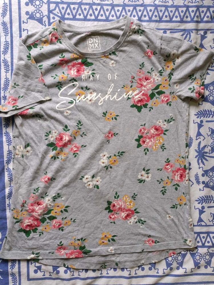 Floral Print Tee