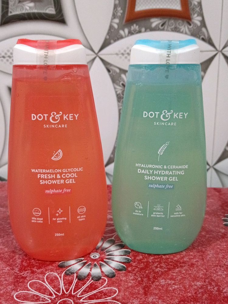 Combo Of 2 DOT &amp; KEY Shower Gel