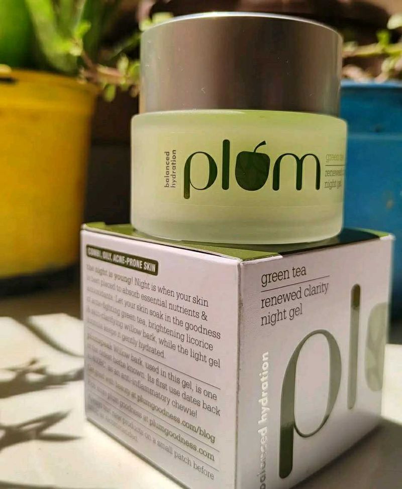 Plum Green Tea Night Gel