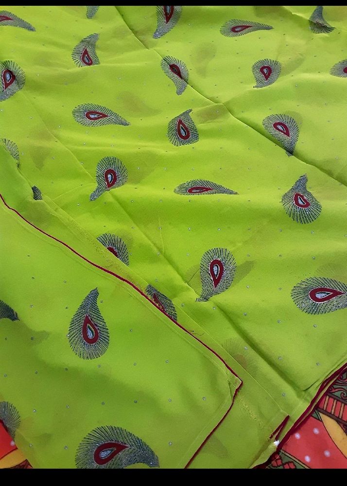 Pure Georgette New Saree