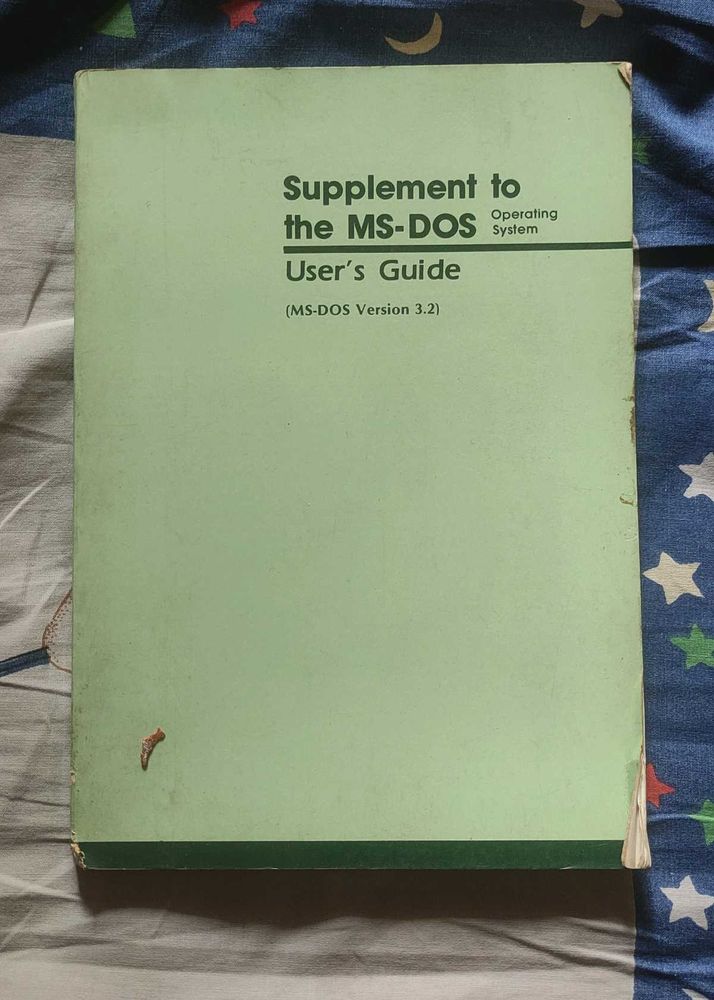 Ms Dos User Guide