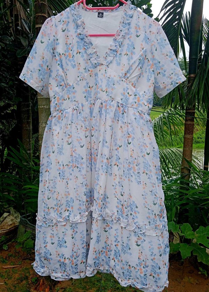 Floral Print Mini Dress