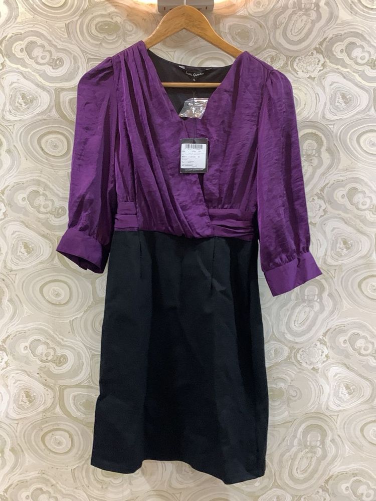 Stylish Two-Tone Dress