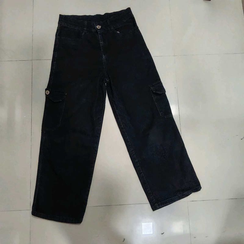 &#34;Black Denim Pants&#34;
