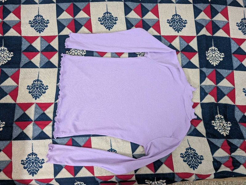 Lilac Long Sleeve Top