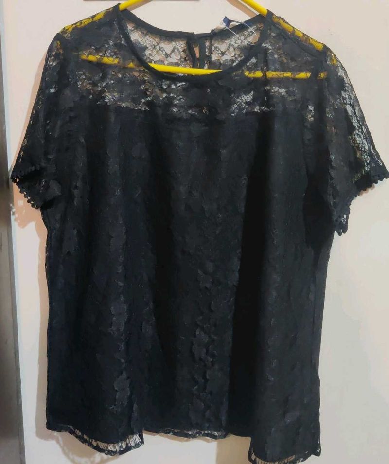 Black Lace Top