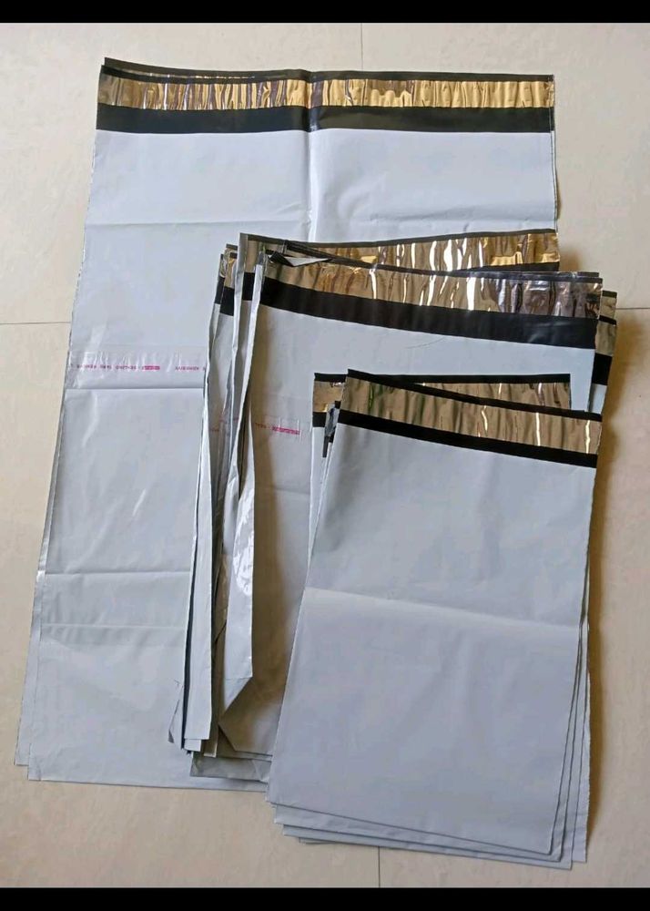 12+14+12 All Size Shipping Bags, Sticky Labels