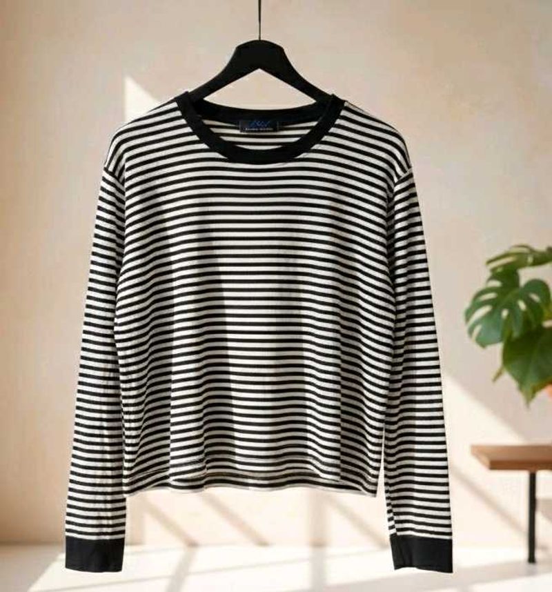 Striped Long Sleeve Top