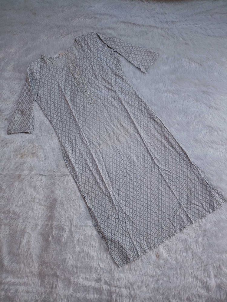 Blue &amp; White Kurti