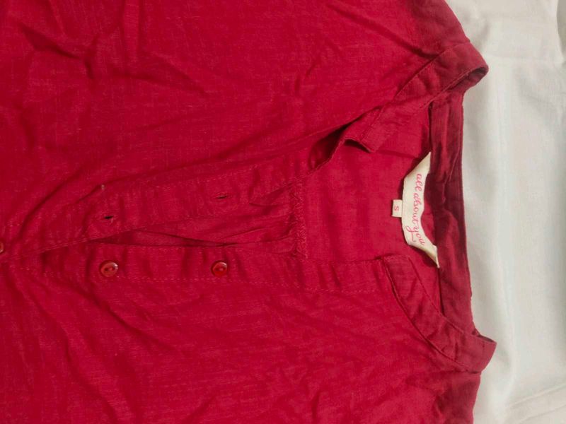 Red All About You Top
