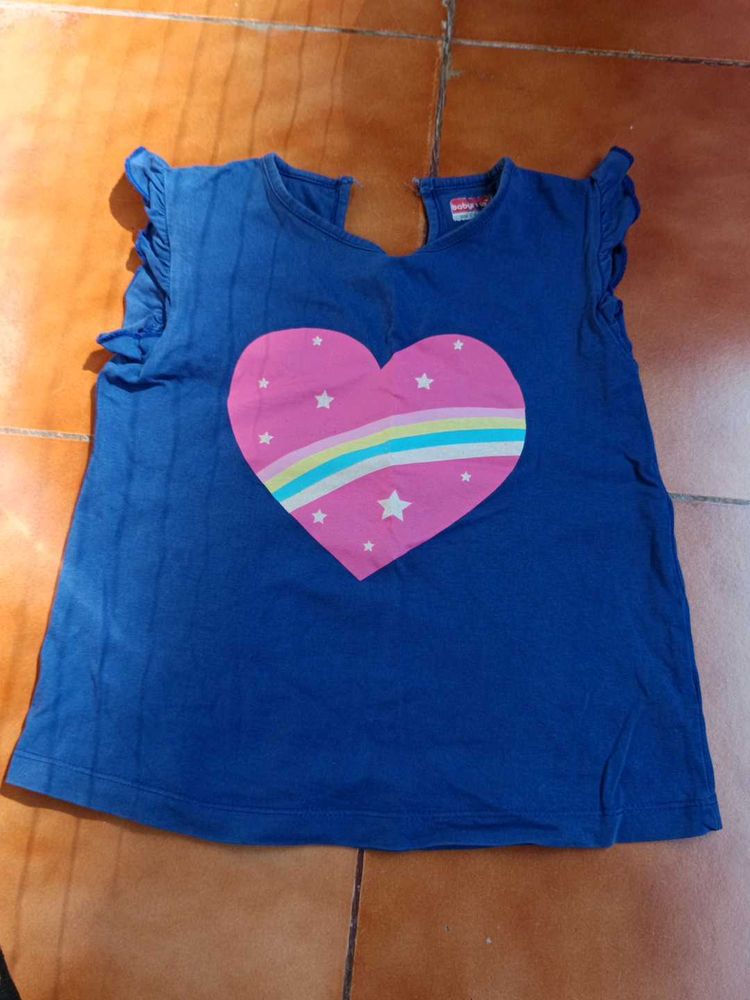 Cute Girl's Blue Top