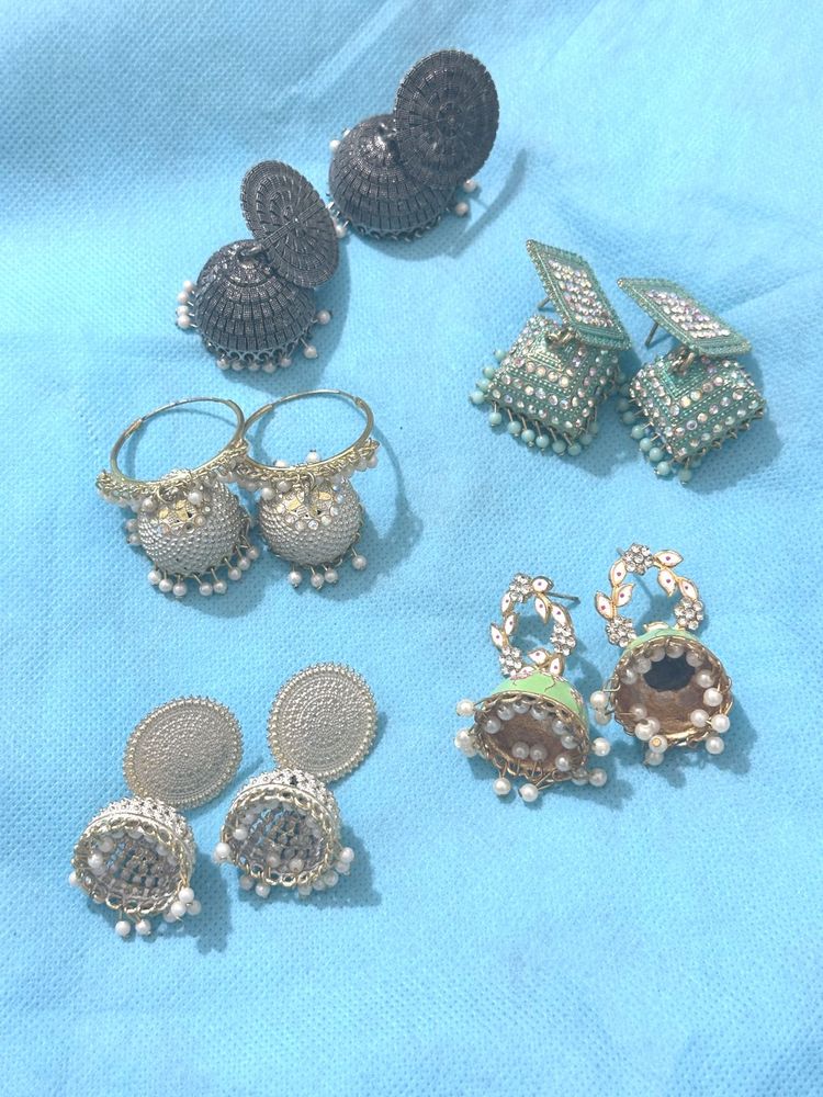 jhumka combo set