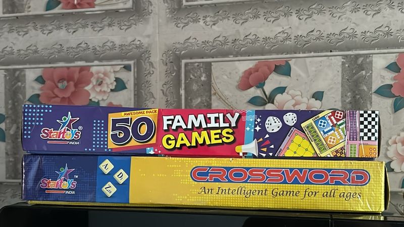 50 Family Board Games And Crossword