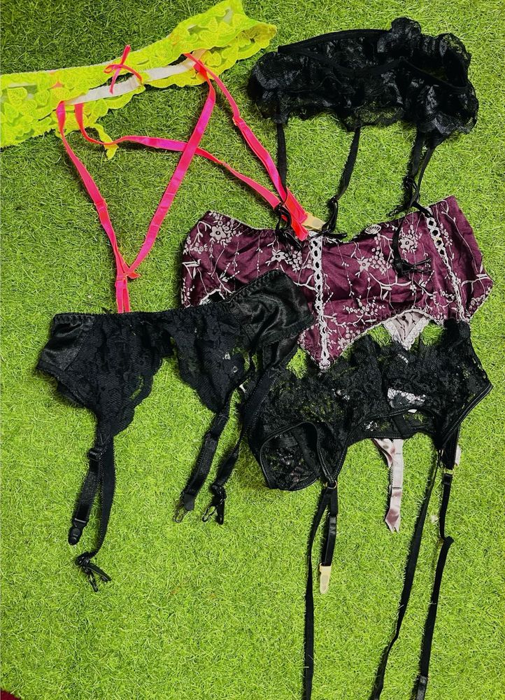 Lace Garter Belt Set s/m size