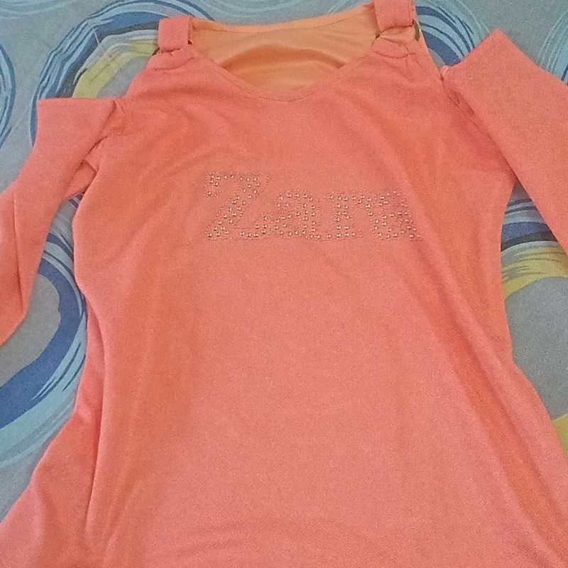 Pink Off Shoulder Top