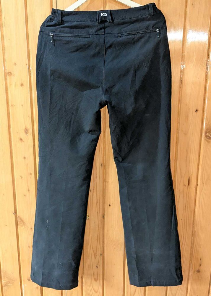 Premium K2 Black Flared Pants | Size 32