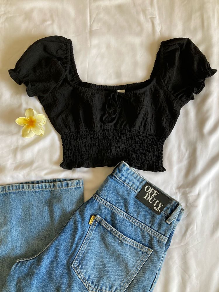 H&amp;M pinteresty smocked top