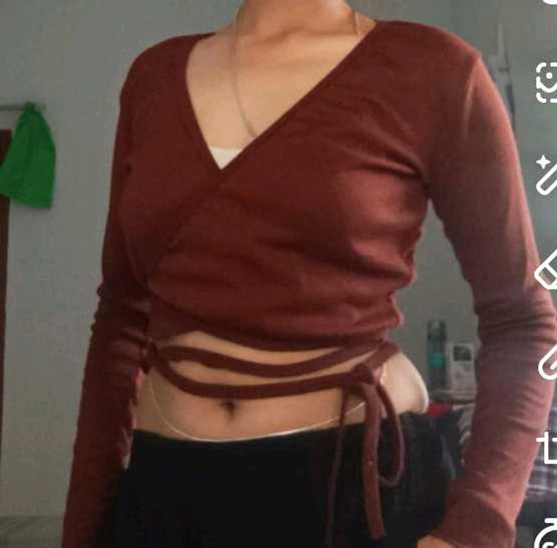 Wrapped Crop Top