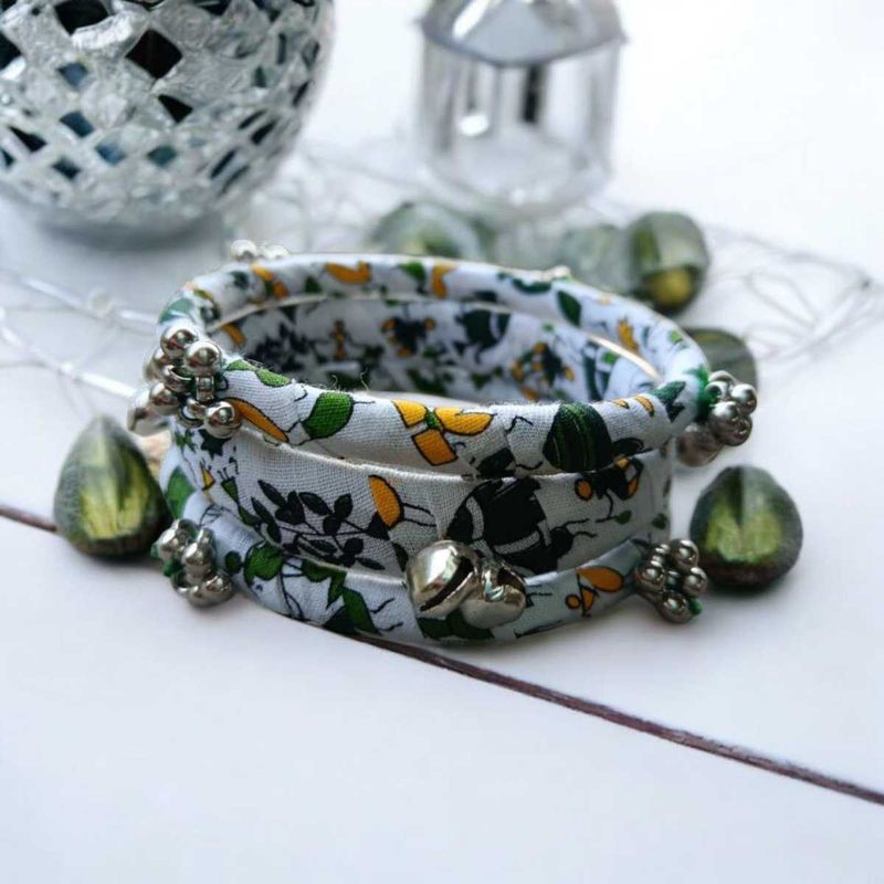 Unique Handcrafted Fabric Bangles